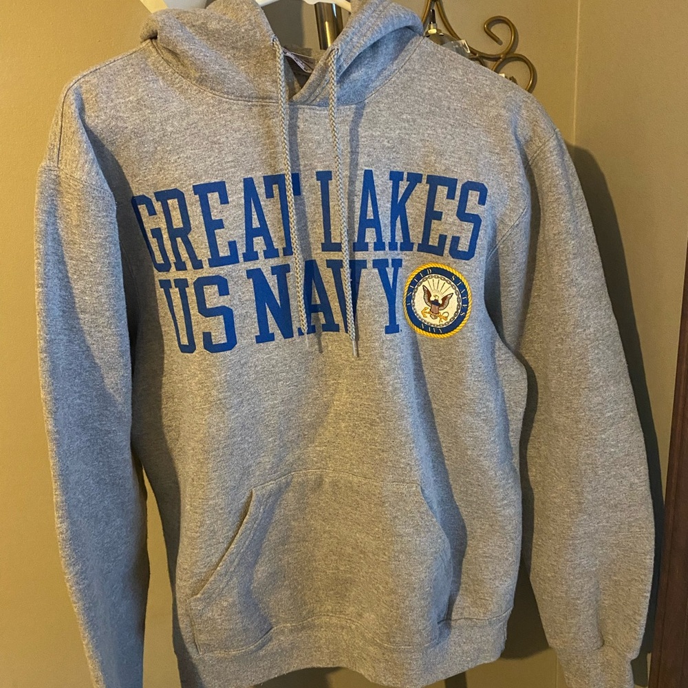 US Navy Military Great Lakes Hoodie Sweatshirt